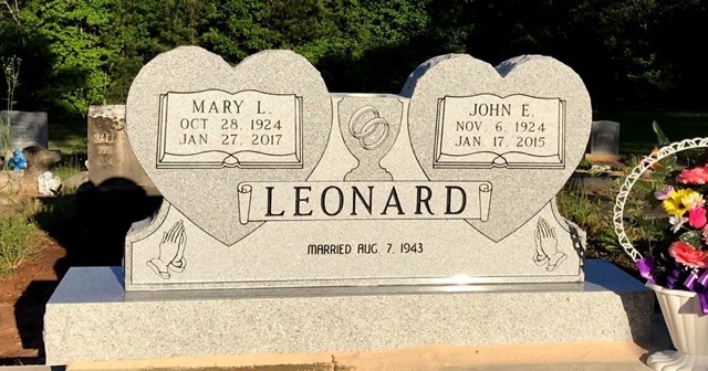 Leonard Companion Headstone