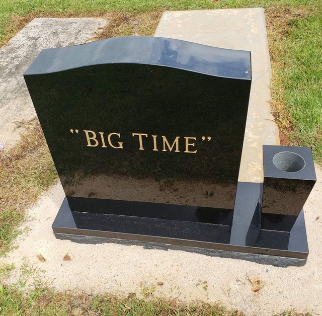 Big Time Standing Headstone with flower holder